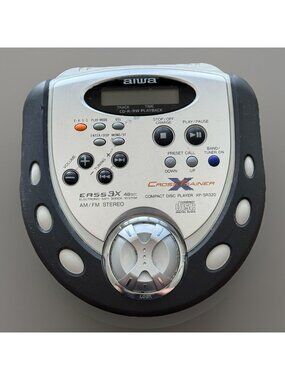 Aiwa CD Player Discman Cross Trainer XP-SR320 Portable  AM/FM Tested Works Y2K